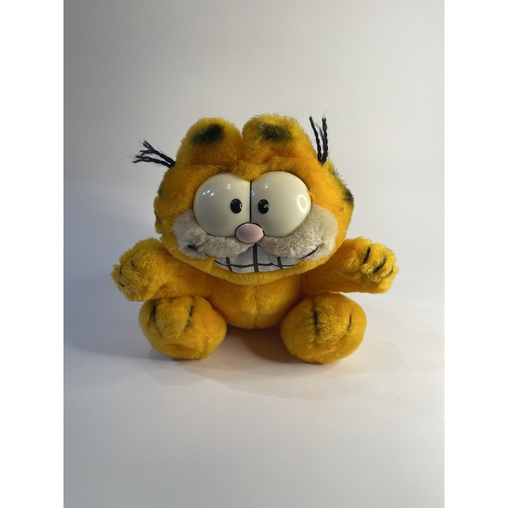 Vtg 1981 Garfield Plush Dakin "Stuck On You Without Suction Cups PREOWNED